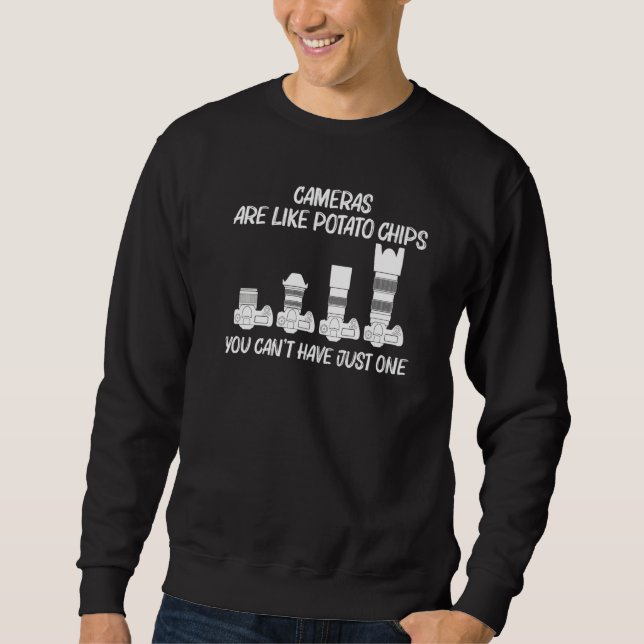 Cool Photography For Men Women Photographer Videog Sweatshirt (Front)