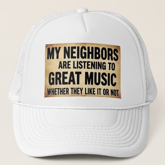 Cool Phrases Trucker Hat (Front)