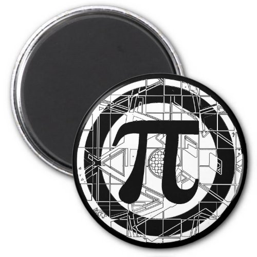 Cool Pi Symbol Magnet