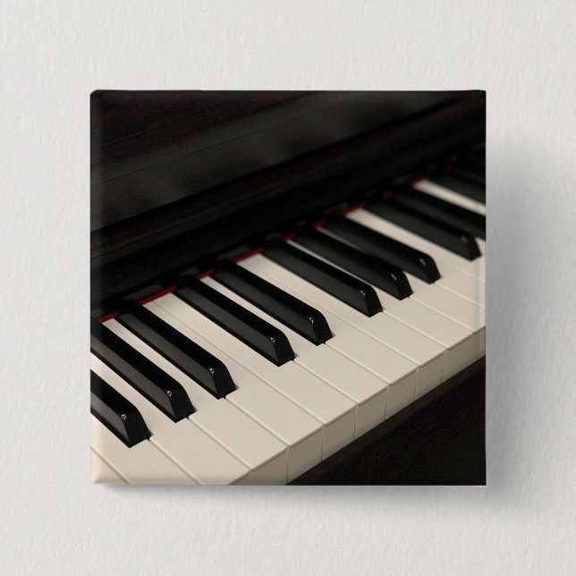 Cool Piano Design Button (Front)