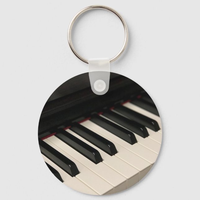 Cool Piano Design Keychain (Front)