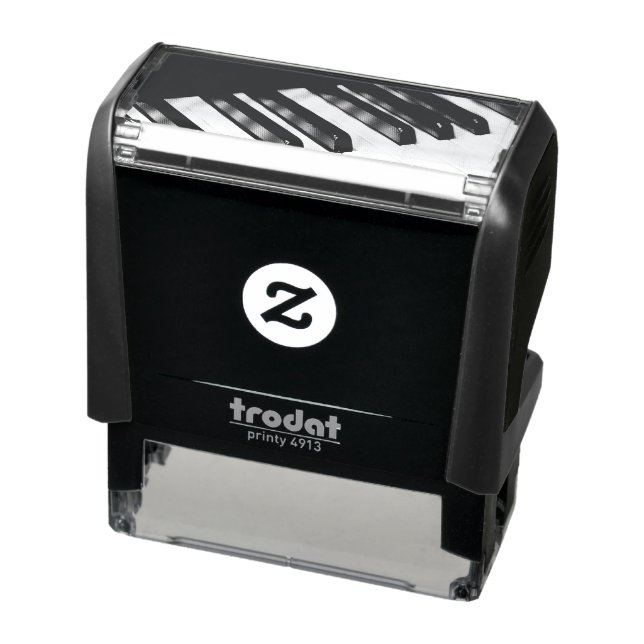 Cool Piano Design Self-inking Stamp (Product)