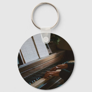 Cool Piano Keychain