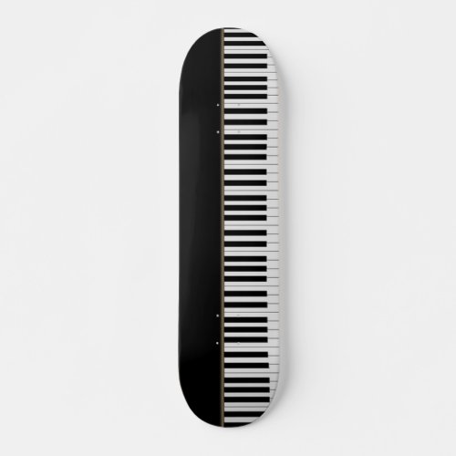 Cool Piano KeysBlack Skateboard