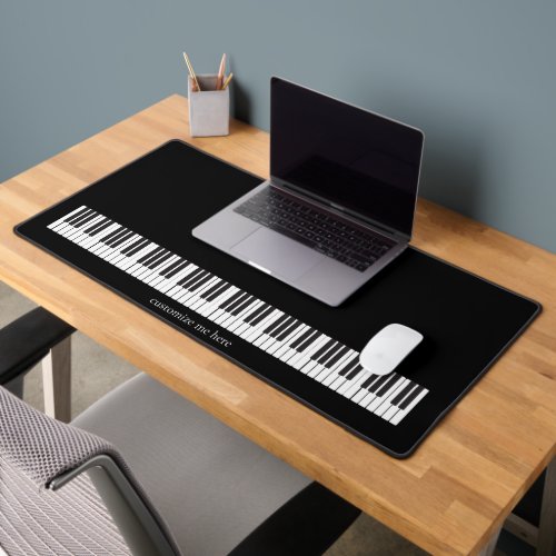 Cool Piano Keys Customizable Pianist Desk Mat