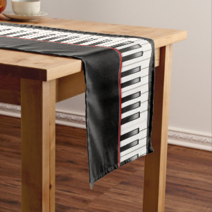 Cool Piano party music lovers table runner