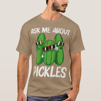 Cool Pickle Design For Men Women Pickle Food Cucum T-Shirt