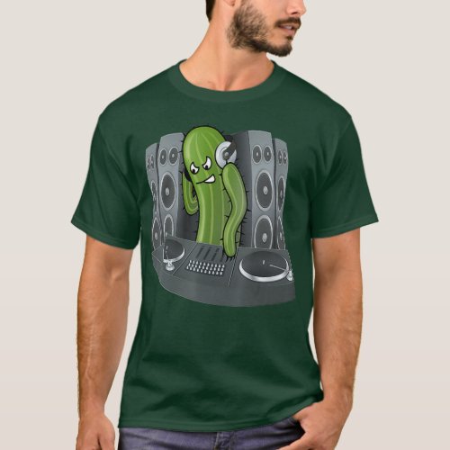 COOL PICKLE DJ TSHIRT I ELECTRONIC DJ MUSIC