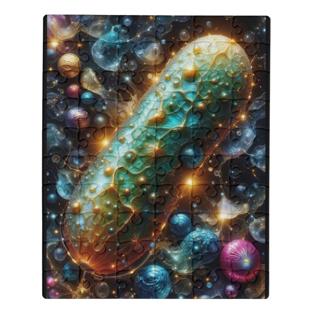 Cool Pickle / Pickleball art Jigsaw Puzzle (Puzzle Vertical)