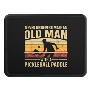 Cool Pickleball Art For Men Women Paddle Picklebal Hitch Cover