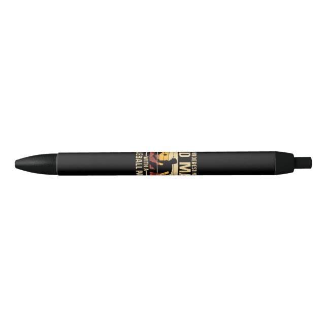 Cool Pickleball Art For Men Women Paddle Picklebal Pen (Front)
