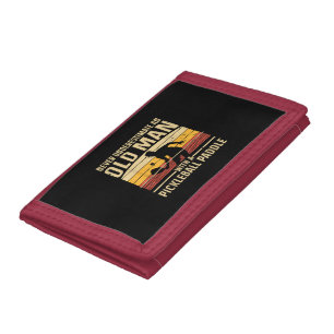 Cool Pickleball Art For Men Women Paddle Picklebal Tri-fold Wallet