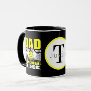Cool Pickleball Dad word art Mug