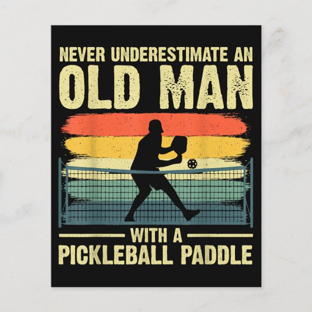 Cool Pickleball Design For Men Grandpa Pickleball  (Front)