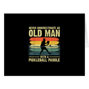 Cool Pickleball Design For Men Grandpa Pickleball Cards