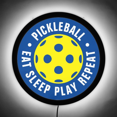 Cool pickleball led sign for club or office