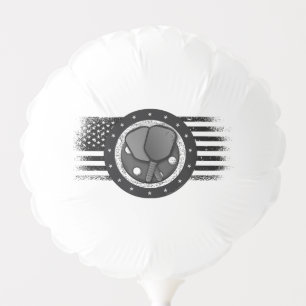 Cool Pickleball Sport USA Grunge Flag - Pickleball Balloon