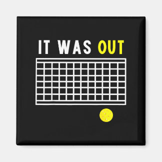 Cool pickleball was in for men women grandpa mom magnet
