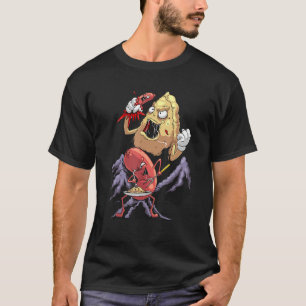 Cool Pierogi And Kielbasa Polish Food Funny Foodie T-Shirt