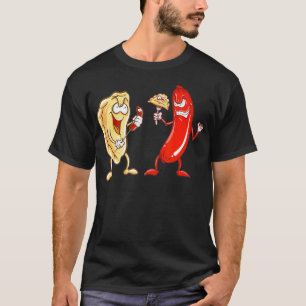Cool Pierogi And Kielbasa Polish Food Funny T-Shirt