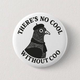 Cool Pigeon Button