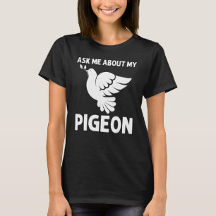 Cool Pigeon For Men Women Staple Homing Pigeon Rac T-Shirt