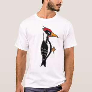 Cool Pileated Woodpecker Nature Design T-Shirt