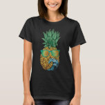 Cool Pineapple Exotic Fruit Sunglasses Wave Tropic T-Shirt