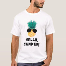Cool Pineapple Hello Summer Art