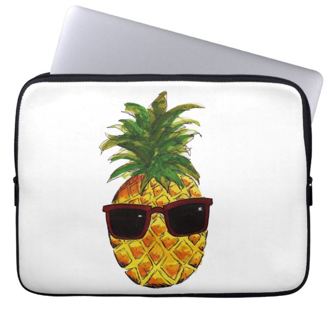 Cool pineapple laptop sleeve (Front)