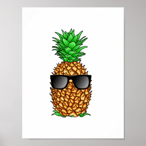 Cool Pineapple Poster