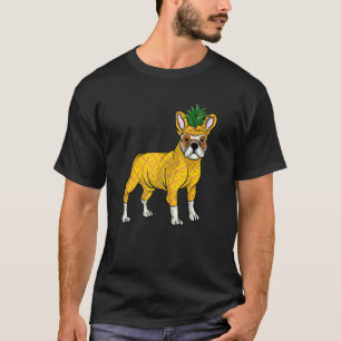 Cool Pineapple Pug   Funny Tropical Summer Pup Ani T-Shirt
