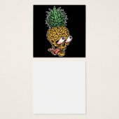 cool pineapple skull illustration (Front & Back)