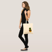 Cool pineapple tote bag (Front (Model))