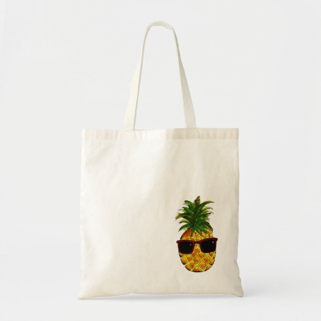 Cool pineapple tote bag (Front)