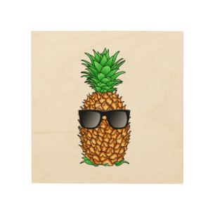 Cool Pineapple Wood Wall Decor
