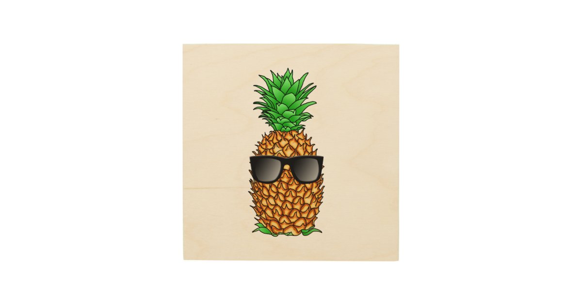 Cool Pineapple Wood Wall Decor Zazzle Com