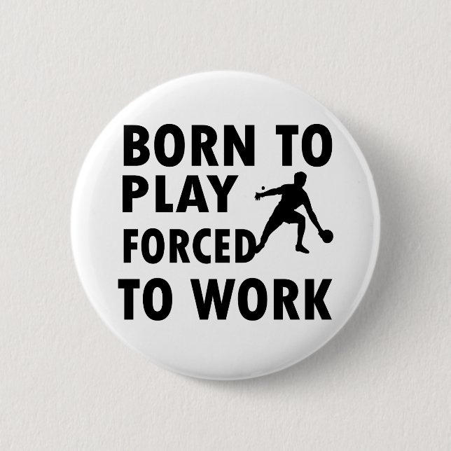 Cool Ping Pong Designs Button (Front)