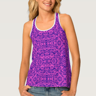 Cool Pink and Purple Mandala Tank Top