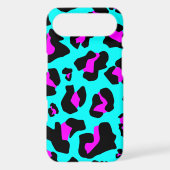 Cool Pink/Aqua Leopard Print - iPhone 4/4s Case (Back)