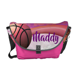 basketball pink purse