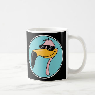 cool pink flamingo in sunglasses coffee mug
