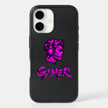 Cool Pink Geometric Gamer