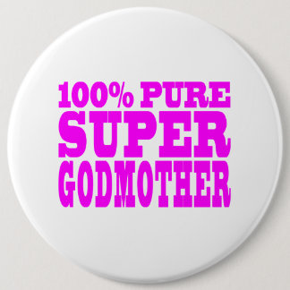 Cool Pink Gifts 4 Godmothers : Super Godmother Button