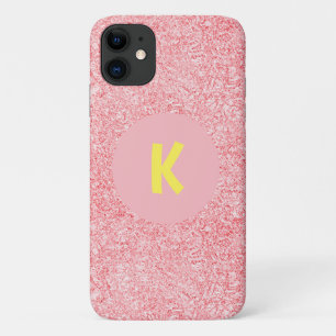 Cool Pink Girls Crystal Sparkle Personalized iPhone 11 Case