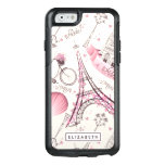 Cool Pink Paris Eiffel Tower Modern OtterBox Case