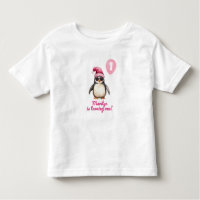 Cool Pink Winter Penguin