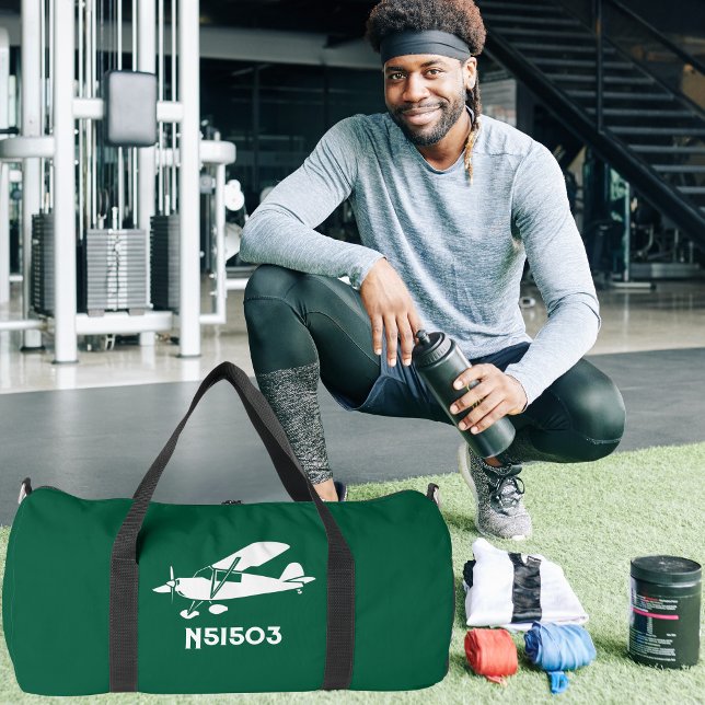 Cool Piper Cub Airplane,Aviation Custom Gym Travel Duffle Bag (Creator Uploaded)