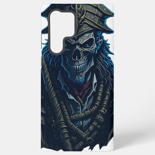 Cool Pirate design Unleashing the Pirates Wrath Samsung Galaxy S22 Ultra Case