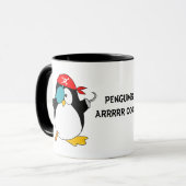 Cool Pirate Penguin Mug (Front Left)